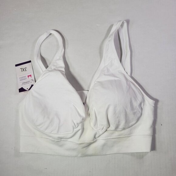 Empetua White All Day Every Day Shaper Bra #156403 Size 3X - Picture 1 of 4